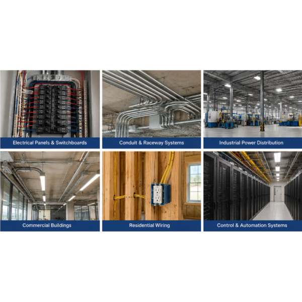 UL 83 THHN Building Wire 600V Copper Conductor For Conduit Wiring Control Panels