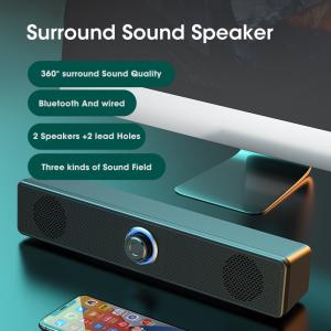 China OEM 60Hz-20KHz Frequency Bluetooth Speaker Bar Plastic Wireless Pc Soundbar wholesale