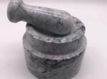 Anti Slip Scratch Resistant Bottom Stone Mortar And Pestle