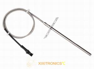 China 4 Wire High Temperature Flanged RTD PT1000 Probe For Electric Oven wholesale