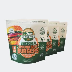 China Plastic Large Food Packaging Bag Custom Mylar Stand Up Pouch With ziplockk wholesale