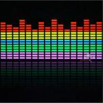 high brightness sound activated equalizer el car sticker