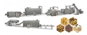 China Twin Screw Extrusion Corn Flakes Production Line , Maize Flakes Making Machine wholesale