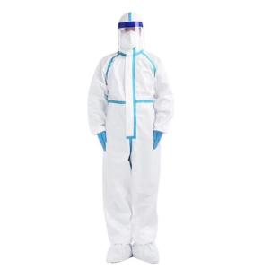 China Comfortable Medical Disposable Protective Suit Breathable Anti - Static wholesale
