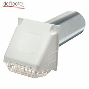 China 4 Inch Air Venting Set Dryer Vent Hood With Bulit in Grid Aluminum Wall Through Pipe wholesale