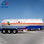 Double Line Air Brakes 29000L 38000L Stainless Steel Water Transport Tanker in