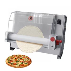 China Manual 100-400mm Pizza Dough Presser Pizza Former Machine Horizontal wholesale