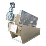 Screw Press Sludge Dewatering Equipment Stacked For Oily Sludge Wastewater