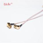 90 Degree SMB Male To Angled Male Plug Female With RG316 Coaxial Cable 50ohm
