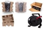 Mini Size Portable Hand Fiber Optic Cable Reel / Wire Spool / Wire Winch