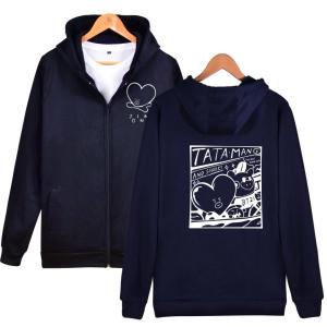 China black Breathable 100% Cotton Blank Zip Up Hoodies Plus Size Anti Shrink wholesale