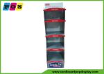 Retail Stores Promotional Display Stands Cardboard Shelf Fixture For Lock & Lock