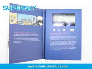 China Full Color Printing Video In Print Brochure , 128MB - 8GB Digital Video Brochure wholesale