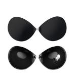 F1016 Best factory fabric strapless sponge push up thick sticky bra