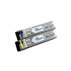 China 20Km SFP Transceiver Module 1.25Gb/s BiDi Single LC/SC SMF 1310nm Tx 1550nm Rx FP LD wholesale