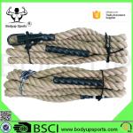 Outdoor / Indoor Gym Climbing Rope Sisal Material For Bodybuilding Climbing