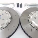 380*36mm J Hook Floating Bell Front Brake Discs For Audi TT RS