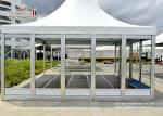 Glass Walls High Peak Roof 6m Modular Outdoor Event Tent For Receiption