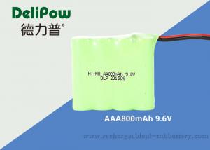 China Emergency Light NIMH Aaa Battery Packs Rechargeable 9.6V 800mAh on sale