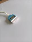 PVC Patient Cable For Ecg Machine , Compatible GE Healthcare Ecg Electrode Cable