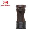 Delta Force Police Security Leather Safety Shoes , 8 Inch Rubber Sole Shoes For