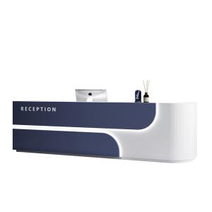China Multifunctional Reception Desk for Lacquer Beauty Salon Bar and Hotel Front Desk wholesale