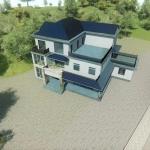 Permanent Construction Prefabricated Luxury Villa Lgs Light Gauge Steel Prefab