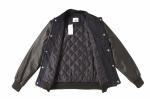 Daily Autumn Black Navy Boy'S Melton Bomber Jacket 100% Polyester