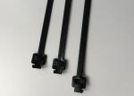 457mm Heavy Duty Black Zip Ties , 304 / 316 Stainless Steel Cable Ties Coated