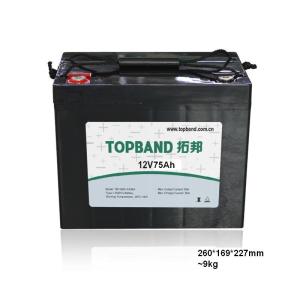 China 12v 75ah Battery Lithium Iron Phosphate Batteries CE Approved wholesale