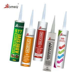 China Cheap auto glass neutrall adhesive structural gp waterproof finishing tool tube rtv  silicone sealant on sale
