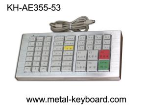 China 53 Colorful Resin Buttons Metallic Ruggedized Keyboard Vandal resistant and dust proof wholesale