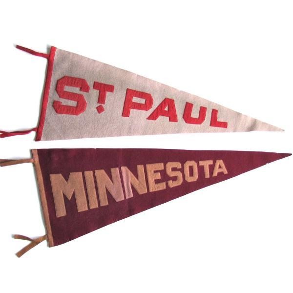 100D Polyester Advertising Felt Pennant Banner CMYK Colorful