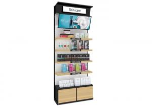 China Lipstick Makeup Display Shelves , Beauty Salon Cosmetic Product Display Stands wholesale