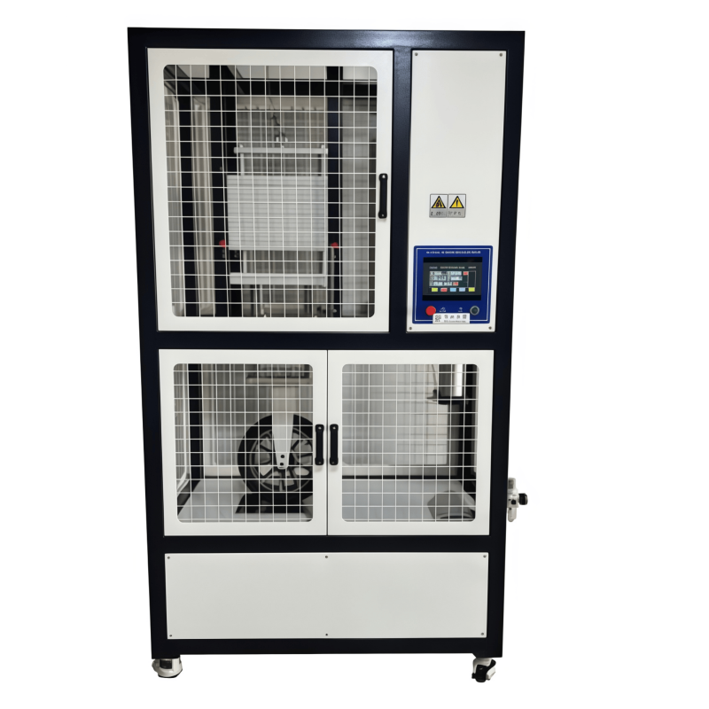 Caster Radial Fatigue Testing Machine-PLC Touchscreen Control | Abrasion Tester HUAKAI Brand