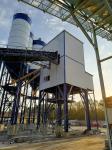 ISO9001:2008 25m3 Cement Mixing Plant Electric Mini Size Customized