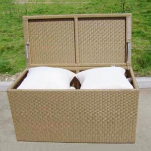China PE Rattan Constructed UV Resistance Outdoor Cushion Box wholesale