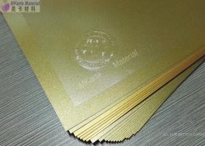 China Smart Card Golden Inkjet Printable PVC Sheets With Excellent Ink Adhesion wholesale