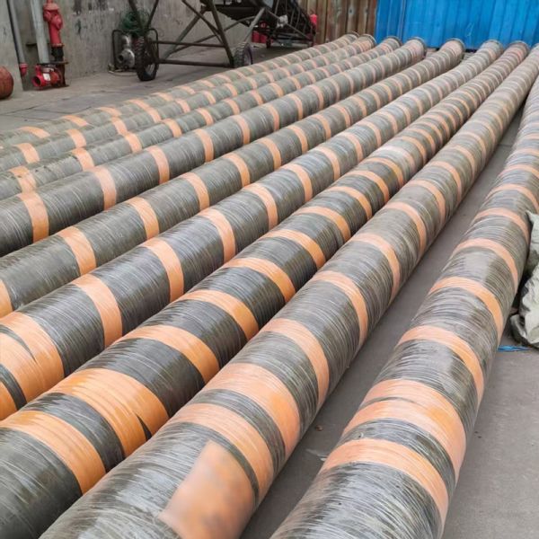 Full Floating Buoyant Construction Floating Dredge Hose with High Strength Synthetic Cord Reinforcement and Seawater Proof Outer Cover