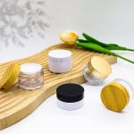 Transparent Clear 30ml Plastic Container For Cream Colored Yellow