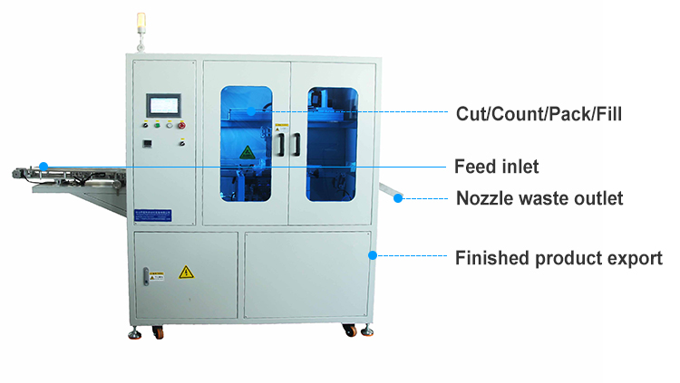 Xingke Flat Mouth Heat Shrinking Pe Heat Sealing Bag Automatic Cable Tie Packaging Machine