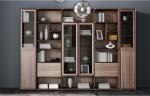 Home Study room Office Furniture American Walnut Wood Combined Bookcase with