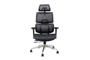 China Nylon Mesh PA66 Tall Back Office Chair Aluminum Base 3D Armrest wholesale