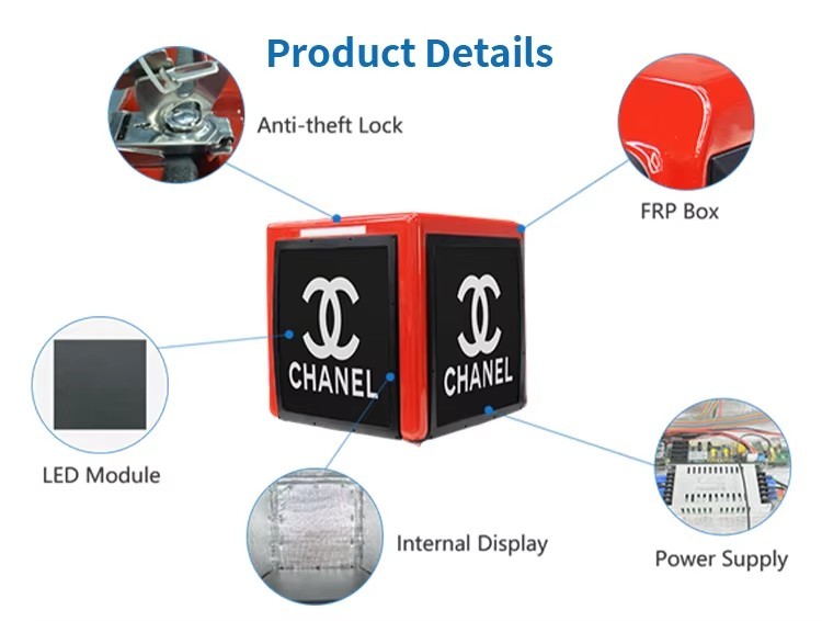 Food Delivery Box LED Display
