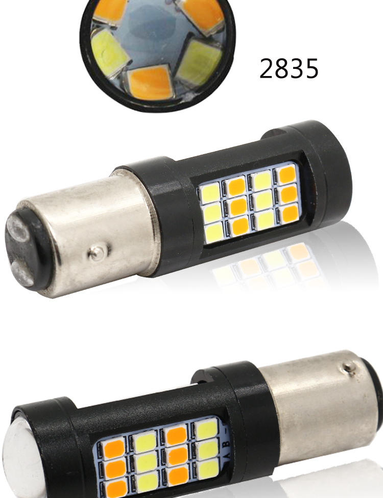 12V 2835 42 SMD LED Bulb Headlight 1156 1157 Tail Car Indicator Lights