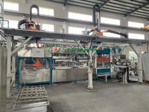 China Vacuum Suction Pulp Plate Making Machine Fully Automatic Pulp Food Tray Making Machine wholesale