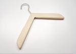 Triangle Style Solid Wooden Retail Store Hangers For Women / Kids Clothes