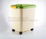 Promotion Eco-friendly Plastic Scoop Pet Dog Food Storage Container, pet food