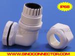 90° Elbow Hermetic Cable Glands, IP68 Waterproof Right Angled Electrical Cable