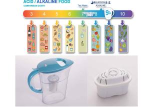 China Handle Remove Chlorine Gallon Water Filter Pitcher Filtration Sytem PH 9.5 wholesale